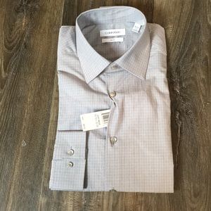 New Calvin Klein long sleeve dress shirt
